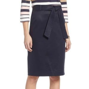 1901 Navy Pencil Skirt